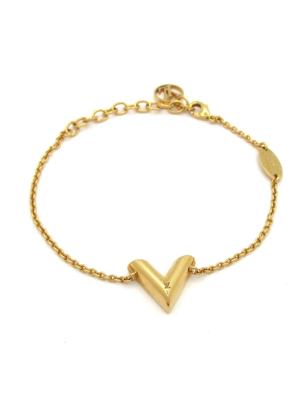 Louis Vuitton Bracelet Essential V Gold #338901L51B